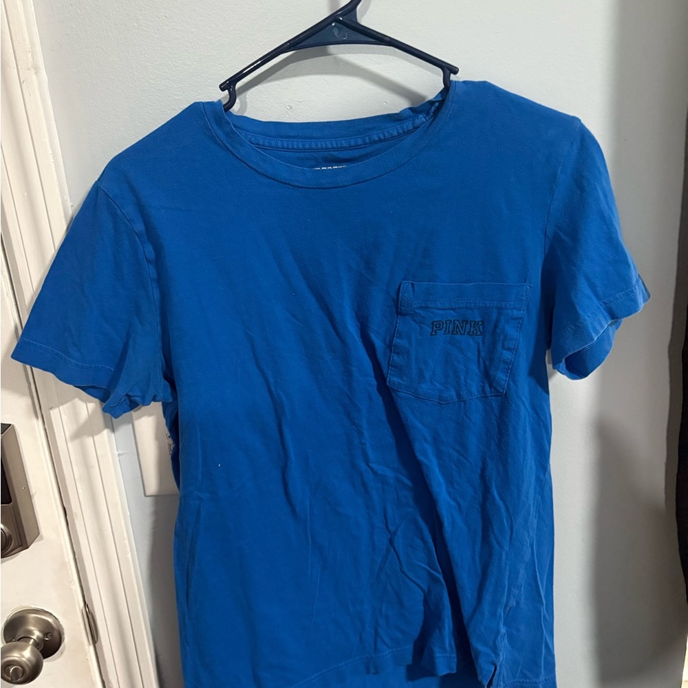 Blue PINK Victoria's Secret Men's Shirt